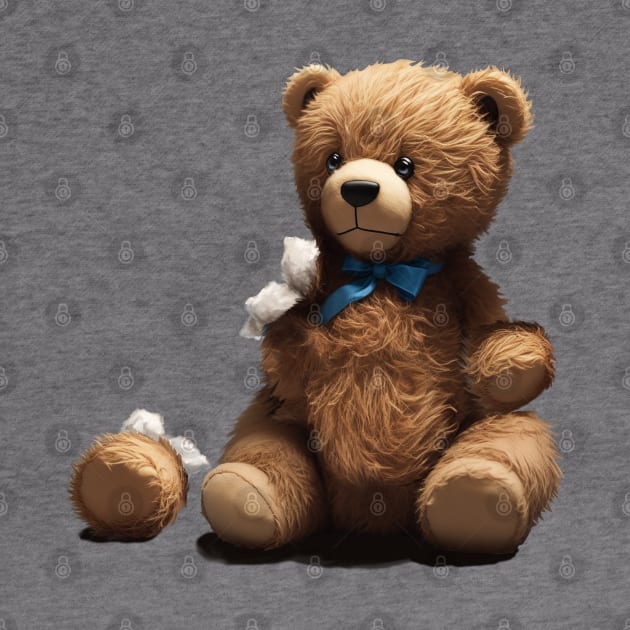 Teddy bear. Bear without a hand palm angels by xlhombat